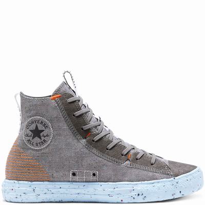 Converse Chuck Taylor All Star Crater - Naisten Matalavartiset Tennarit - Harmaat/Sininen